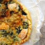 Quiche aux orties et au saumon