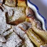 Clafoutis rhubarbe pistaches