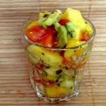 Verrines mangue avocat