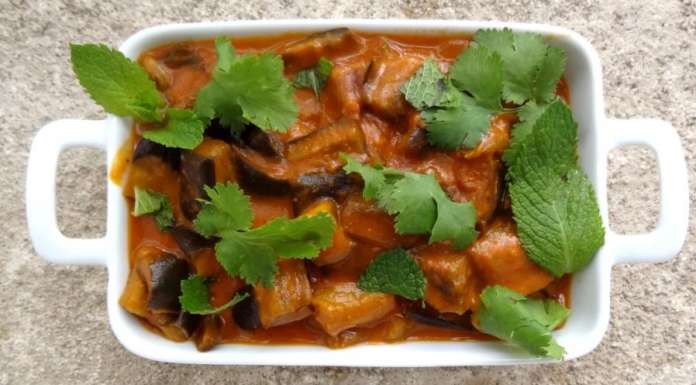 Curry d'aubergines 0