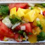 Salade de tomates et mangue 0