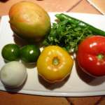 Salade de tomates et mangue 1