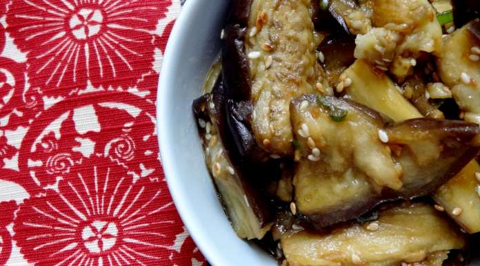 Aubergines à la coréenne