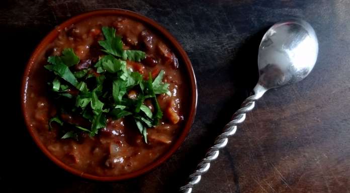 soupe de haricots rouges