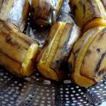 Bananes plantains à la vapeur