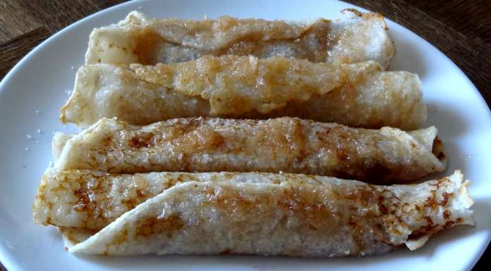 crêpes de manioc à la noix de coco