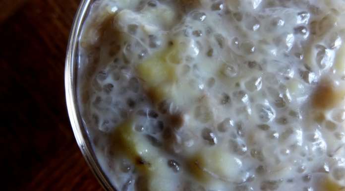 crème de bananes au tapioca