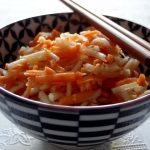 Salade de carottes et radis noir à la japonaise