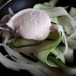 Courgettes à la crème de cajou 6