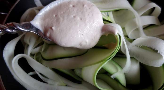 courgettes à la crème de cajou ajouter la crème de cajou aux courgettes