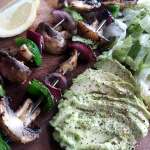 Brochettes de champignons