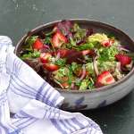 Salade aux fraises 0