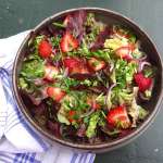 Salade aux fraises